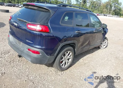 2016 Jeep Cherokee Sport from USA, damaged, VIN 1C4PJMAS2GW247174